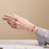 Prune | Argent sterling 925 | Bracelet de luxe en forme de champignon en verre Firefly
